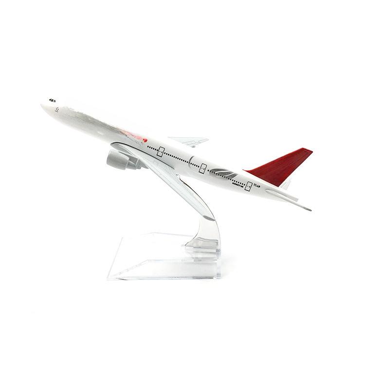 16cm Alloy Turkish Airlines Boeing 777 Airplane Model
