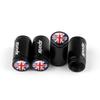 Car Wheel Tire Valve Cap UK England Britain Flag Tyre Valve Stem Cover for Jaguar Land Rover Bentley Martin Rolls Royce MG Aston FG6