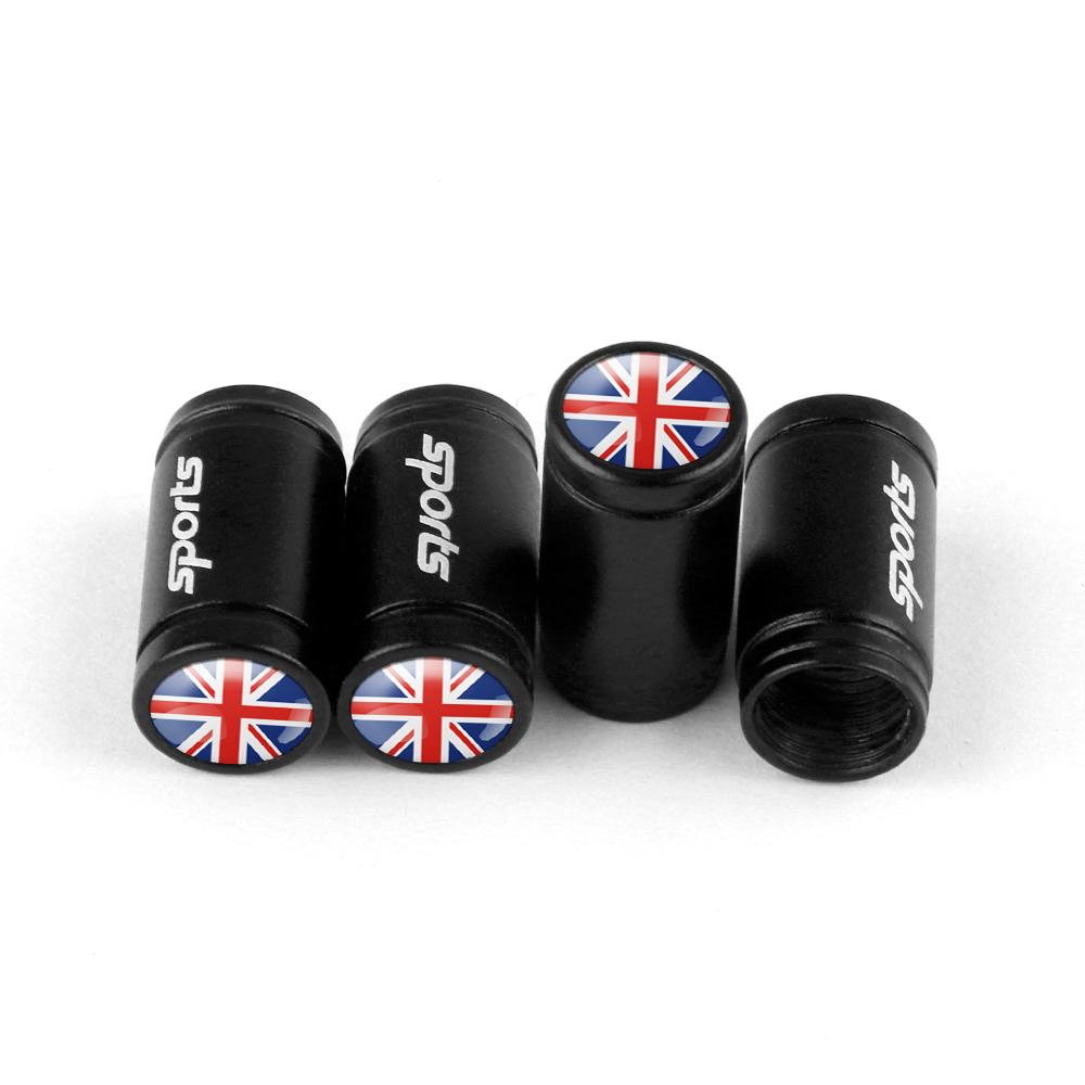 Car Wheel Tire Valve Cap UK England Britain Flag Tyre Valve Stem Cover for Jaguar Land Rover Bentley Martin Rolls Royce MG Aston FG6