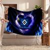 Hamburger SV Personalisierte Fleecedecke Mit Fußballlogo, Benutzerdefinierter Name Text Weich Warm Heimdecke