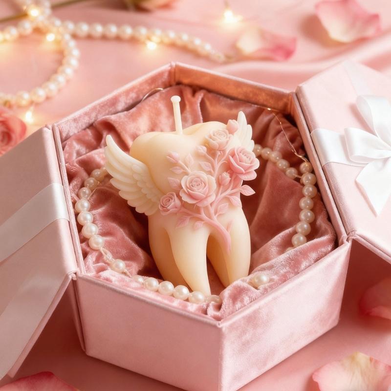 Angel Teeth Rose Silicone Mould Candle Silicone Mold Heat Resistant For Resin Casting Candle Soap Home Decoration