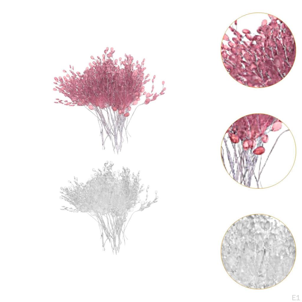 Acrylic Bead Flower Branches Artificial Bouquets DIY Materials for Hair Accessories Guest Wrist