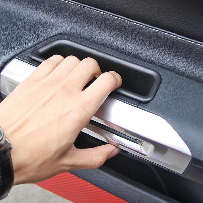 Cutie de depozitare originală pentru ușa mașinii pentru Ford Mustang 2015-2022, din plastic ABS, cutie de organizare pentru mânerul ușii pentru interiorul mașinii laterale