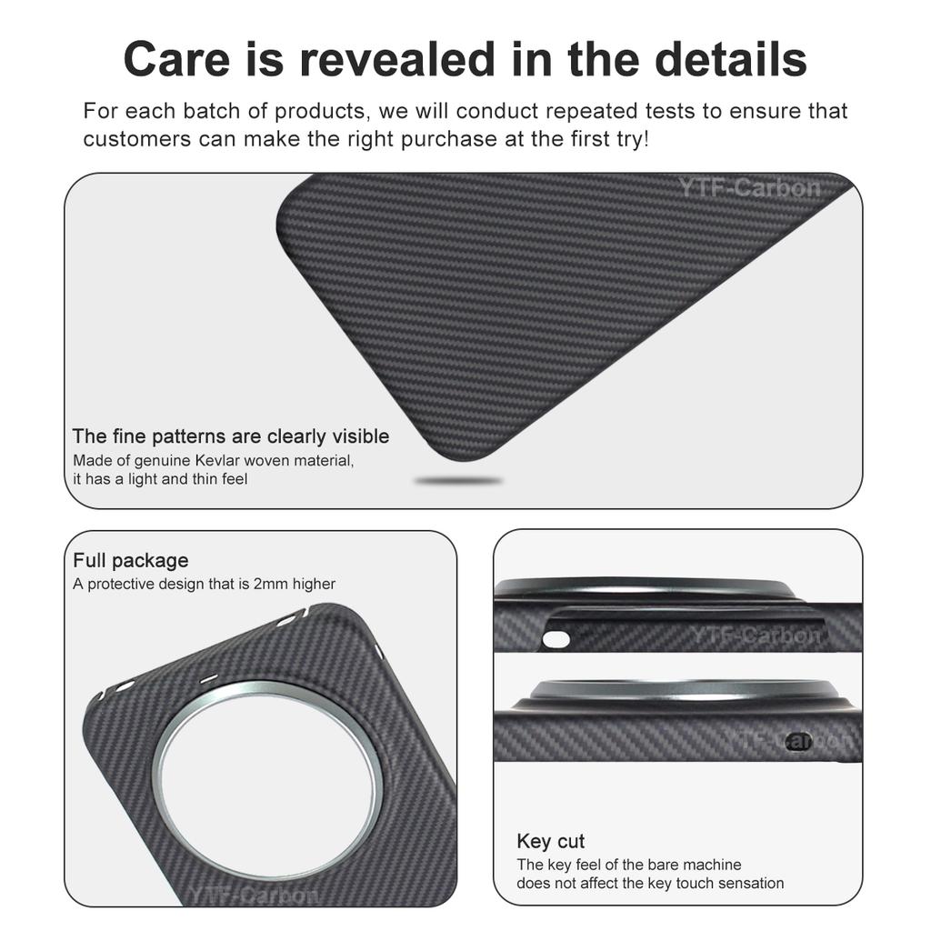 YTF For HUAWEI Mate 80 Pro/Mate 80 +/Mate 80 Pro Max Carbon Case Kevlar Aramid Fiber Magsafe Ultra Thin Hard Cover Magnetic