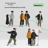 Zuoxi Children's Functional Waterproof Multi-Pocket Shell Jacket