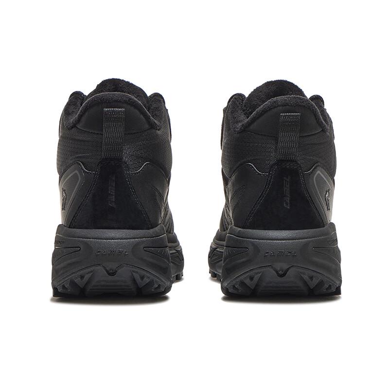 CAMEL High-Top Platform Fleece-Lined Casual Sneakers