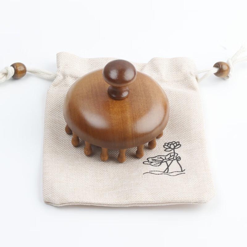 Dragon Phoenix Sandalwood Meridian Massage Comb