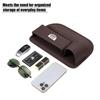For Jeep Leather Car Seat Gap Organizer Crevice Side Storage Box For Jeep Renegade Grand Cherokee Compass Wrangler JK Rubicon