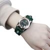 Piece Retro Watch Fashion Mechanical Watch Round Leather Strap Women'S Watch Women'S Watch