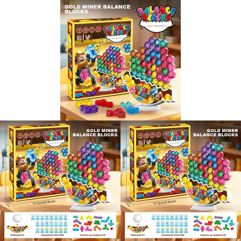 Diamond Miner Balance Stacking Blocks With Interactive Fun For Kids And Family Play