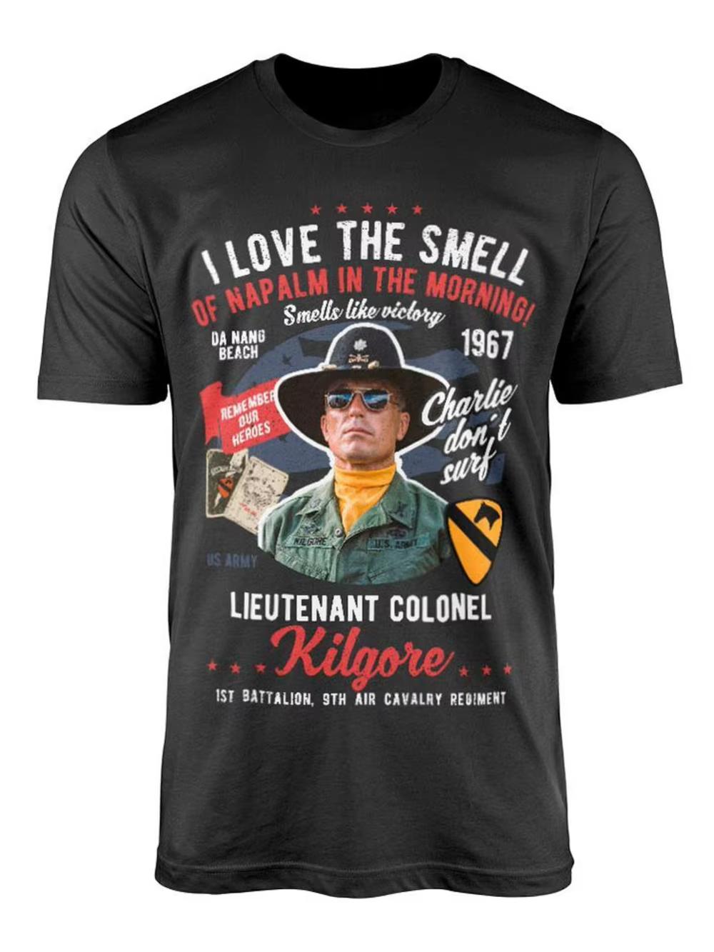 

2026 Gill I Love Morning Vietnam Apocalypse Tshirts Printed High Quality Leisure Comfortable Breathable Men Round Collar Tee S