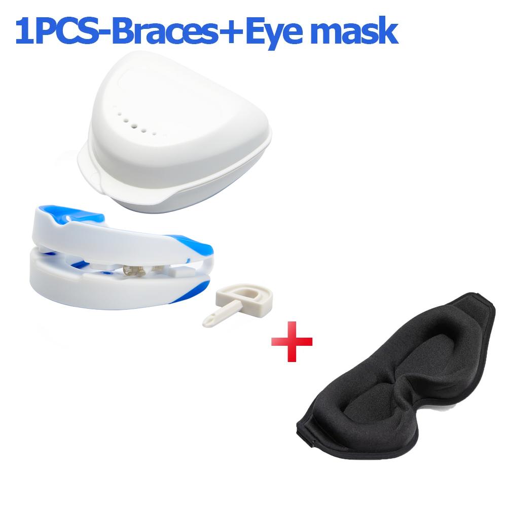 Adjustable Anti-Snoring Mouth Guard, Anti-Snoring Device, Prevents Teeth Grinding During Sleep and Improves Men Sleep Quality