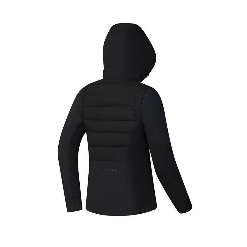 New FILA Fitness Down Jacket Women's Pitch Black A11W441904FBK