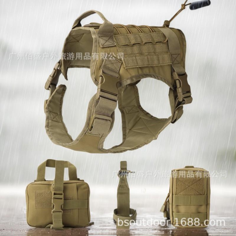 Tactical Dog Vest Harness Outdoor Pet