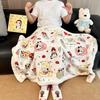 Soft Plush Double-Sided Blanket Baby Toddler Sofa Bed Cozy Fleece Throw 70x100 100x150 150x200 200x230cm