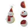 Christmas Snowman Pendant Hanging Ornament Lovely Gift, Xmas Tree Decoration Plush for Wall