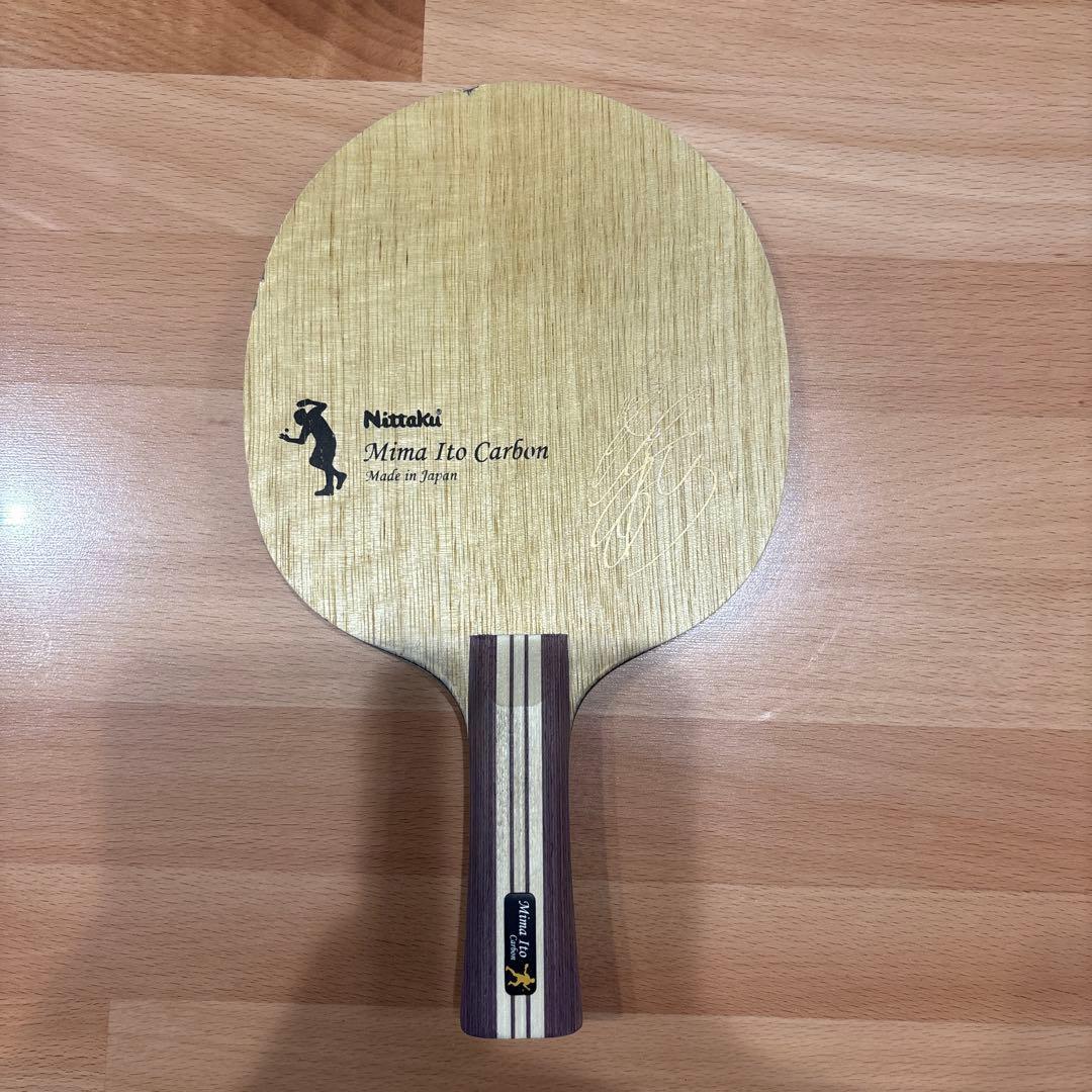 Used Nittaku Mima Ito Carbon table tennis racket