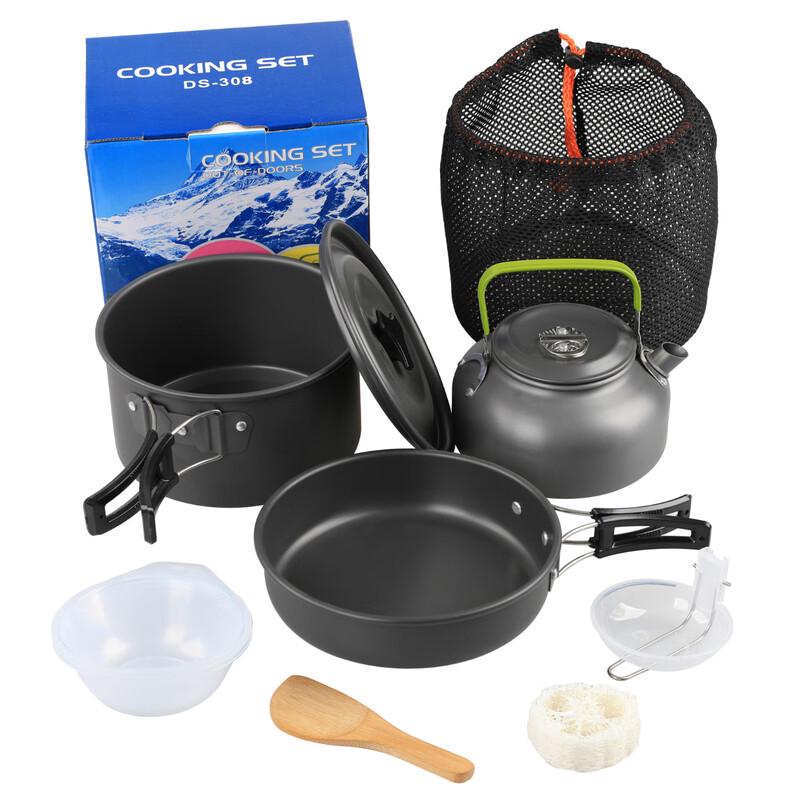 Nufeng Outdoor Camping Cookware Set with Teapot
