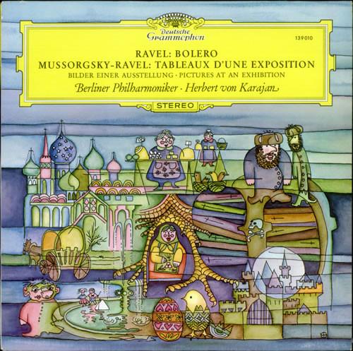 

LP Record MAURICE RAVEL / MODEST MUSSORGSKY - - Bolero / Tableaux D une Exposition 139010 Deutsche Grammo UK Classical Used