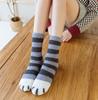 College Style Thicken Coral Fleece Cat Paw Calf Socks For Women Autumn Winter Warm Long Tube Socks Home Sleeping Floor Socks