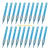 W89C 20Pcs Small Pocket Mechanical Automatic Pencil with Eraser for Writing 0.7MM