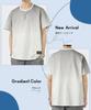 SHANLIANG Short Sleeve Summer Solid Plus Sizes Round Fashionable Top Men's T-Shirt, Color, 100% Cotton, Classic, Available, Gradient, Soft, Popular,