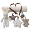 Stroller Toys Baby Hanging Rattle Toys Soft Baby Music Plush Activity Crib Mobie Rabbit Star Shape for Toddlers Baby  Boys Girls