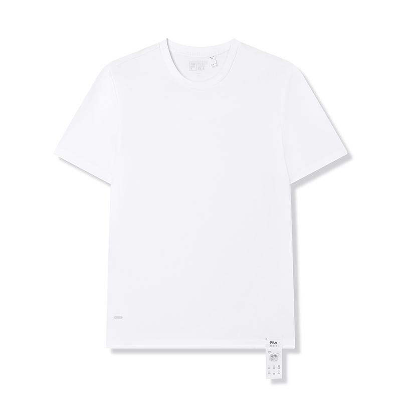 New FILA WHITE T Shirt Men's Standard White F11M513104F-WT