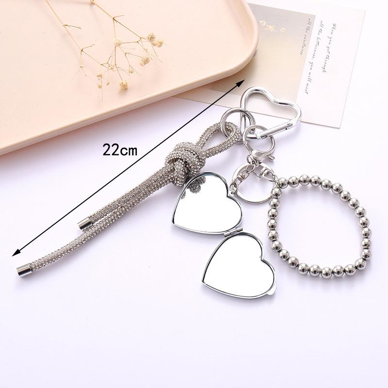 

Cute Heart Phone Charm Pendant Keychain Universal Mobile Phone Anti Loss Lanyard Exquisite Backpack Decoration Gifts A2