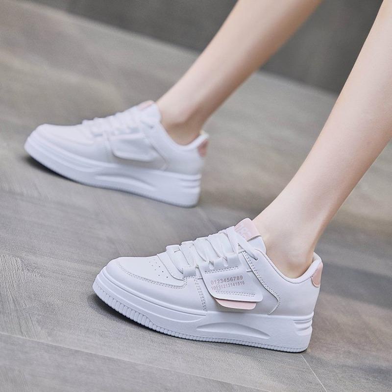 

Модные увеличивающие рост маленькие белые туфли женские весенние новые студенческие дышащие кроссовки женские повседневные туфли 40 розовый