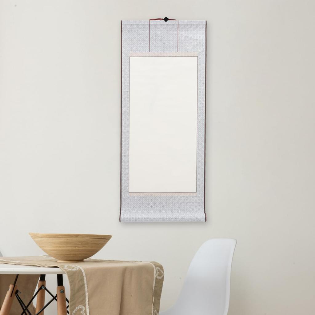 FRCOLOR Hanging Calligraphy Blank Calligraphy Paper for Calligraphy Scroll Calligraphy DIY Set of 2 Scroll, Paper, Roll, Painting, Practice, Book,