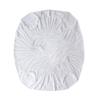 Waterproof Sheet Mattress Pad Cover Solid Color Washable Polyester Mattress Sheet