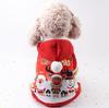 Christmas Cat Clothes Small Dogs Cats Santa Costume Kitten Puppy Outfit Hoodie Warm Pet Dog Clothes