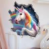 Unicorn Wall Sticker Self Adhesive Decal for Bedroom Living Room Study Nursery Kids Room Wall Decor