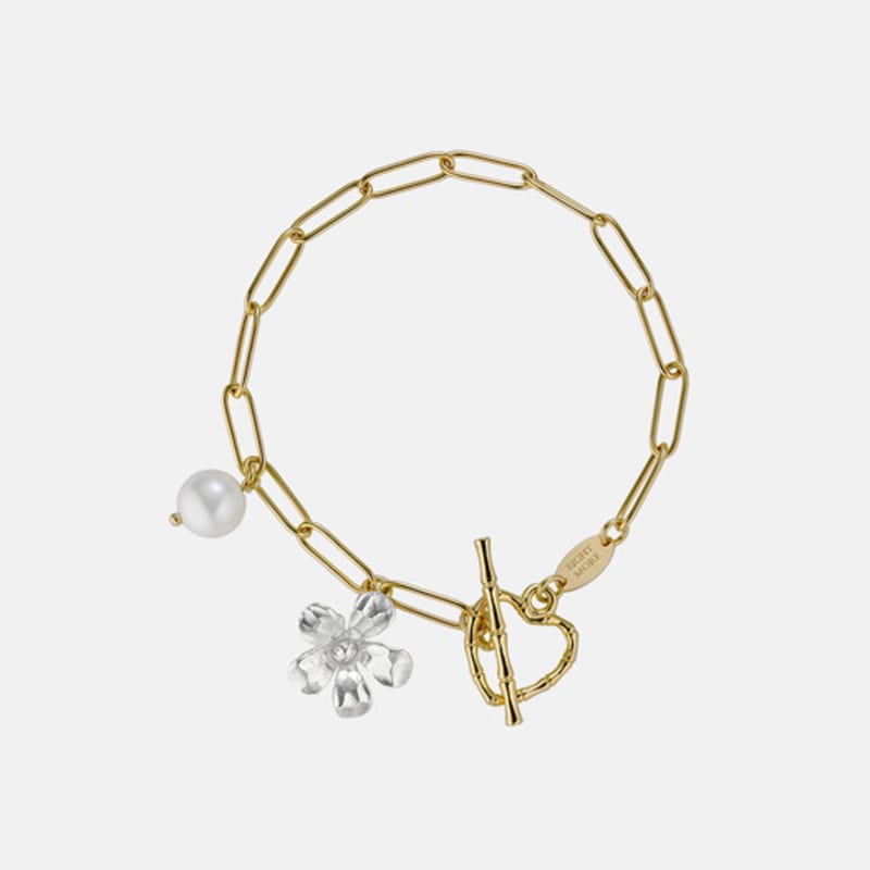 EIGHTMORE silver925 flower more silver bracelet