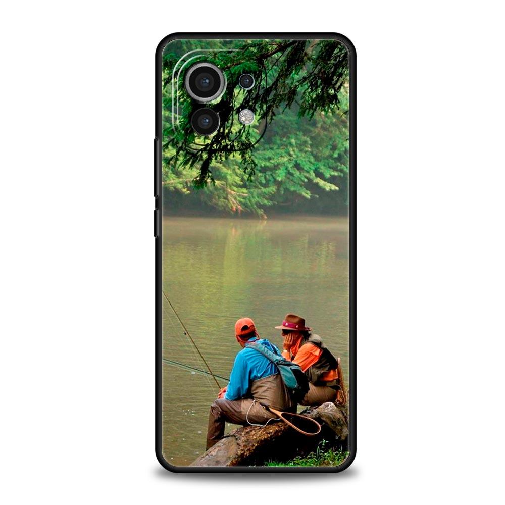 Phone Case For Xiaomi Mi 15 14 14T 13T 12T Pro 12 13 11 Lite 5G 11T X6 X5 Pro Soft TPU Cover fishing