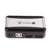Usb 7-Port Hub Powered With Ac Adapter Cable High-Speed Eu/Us Plug For Pc Laptop