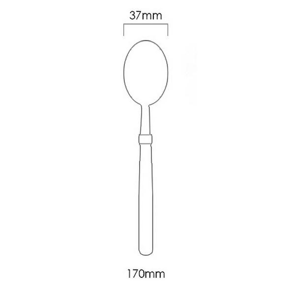 Pick Me Color Basic Children's Spoon Only, Blue, 2 Pieces, Korean popular tableware