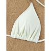 Women's European & American Split Swimsuit: Lace-up Backless Bikini Set for Beach Vacation