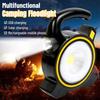 Solar Outdoor LED Portable Lantern Tent Light COB Work Lamp Solar Emergency Spotlight Rechargeable Floodlight for Hiking Camping Light