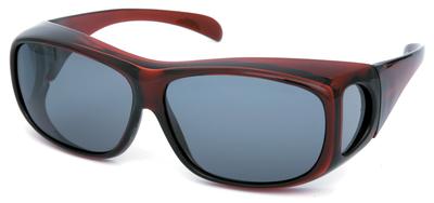 Coleman Polarized Clear Over-Glasses, Wine, CO-3012-3