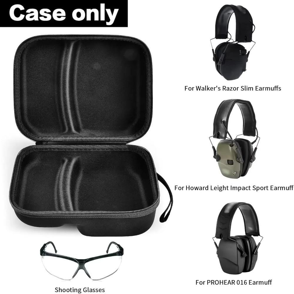 Eva Zipper Earmuff Protection Bag Waterproof Headphone Organizers Case  Hearing Protection