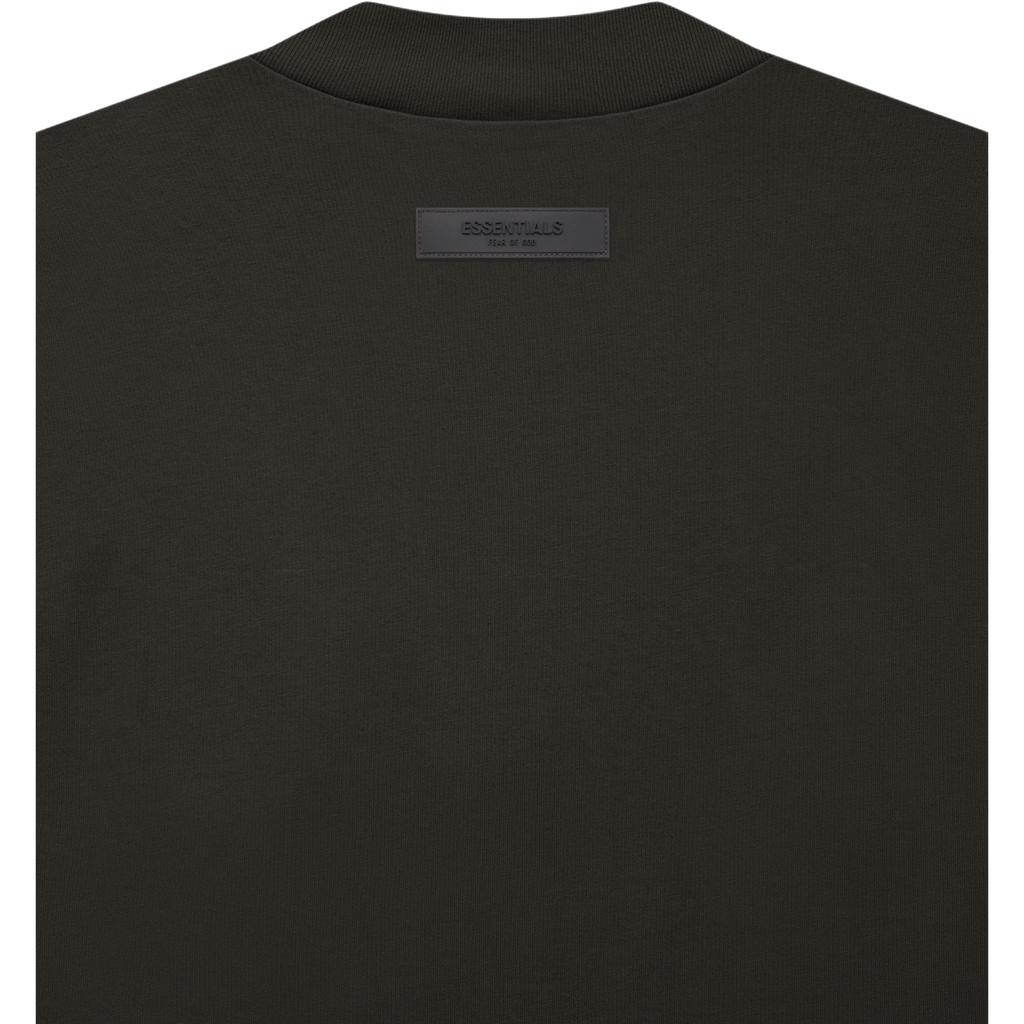 Fear Of God Essentials FW22 Womens Long Sleeve Tee Dress Off Black Women dresses Gray-Black FOG-FW22-352