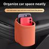 Vehicle Door Storage Organizer Universal Faux Leather Car Cup Holder, Wide-Mouth Clip for Drinks, Interior Clutter Phones, Multifunctional Automotive