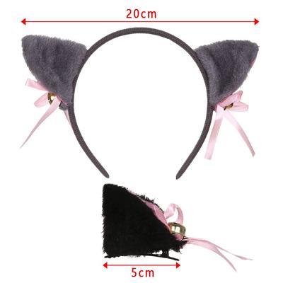 Women  Night Party Club Bar Small Bell Cat Ear Head Band Cartoon Hair Band Hair Accessories