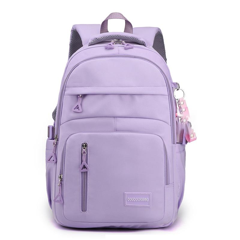 Girls School Bag Pendant Backpack Travel Rucksack Pockets Waterproof Casual Schoolbag Teenager