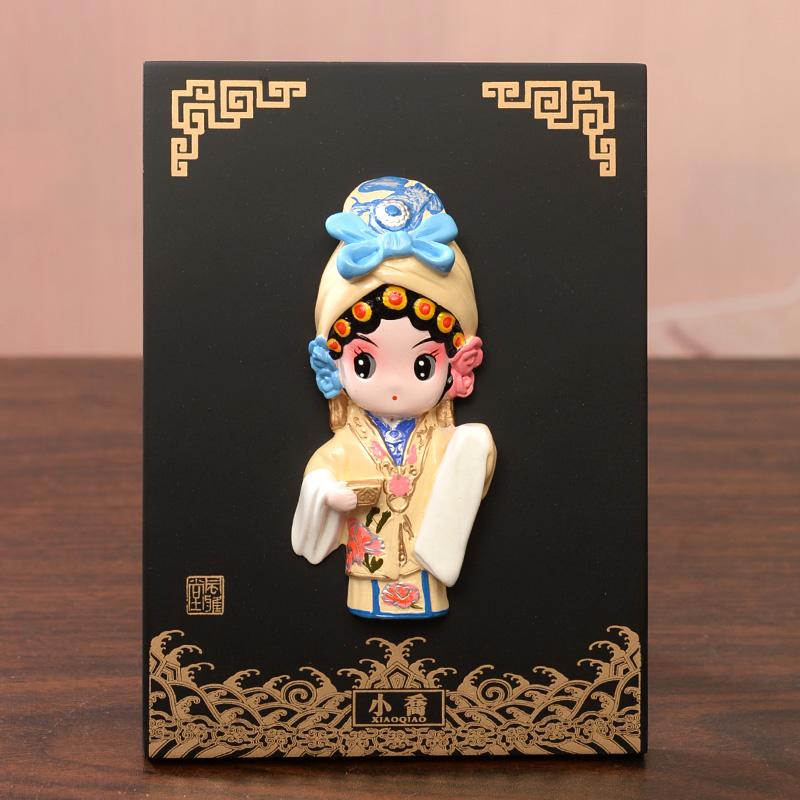 China Traditional Peking Opera Facial Makeup Ornaments Business Gift Souvenirs Home Decor Crafts Wedding Birthday New Year Gift