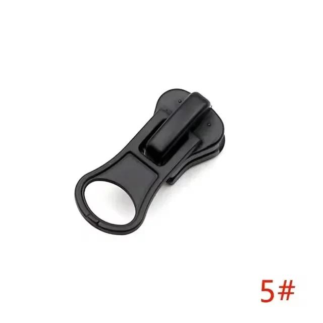 5/10Pcs 3# 5# 8# 10# 15# Zipper Sliders for Resin Zips Tape Replaceable Zippers Head Puller Jacket Coats Zip Repair Sewing Craft