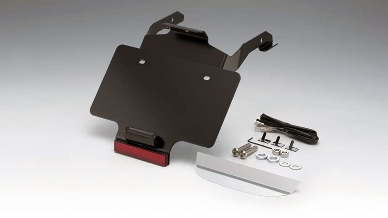 Kijima Motorcycle Parts License Bracket Kit for Compatible with Kijima LED Slim Tail Lights XL1200X/V/N XL883, (HD-01392)