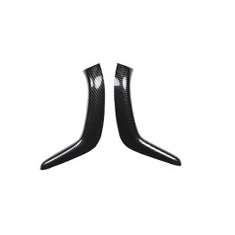 For Ford Fiesta 2009-2013 Carbon Fiber Gear Shift Panel Door Handle Bowl Steering Wheel Multimedia Knob Trim Sticker